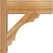 Ekena Millwork Olympic Block Rough Sawn Outlooker, Western Red Cedar, 6"W x 16"D x 16"H OUT06X16X16OLY05RWR - alternate 3